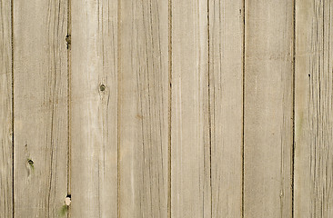 Image showing old wooden fence