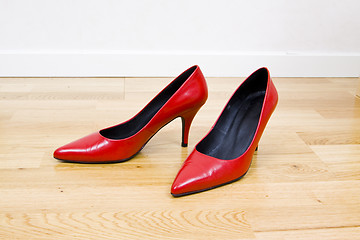 Image showing sexy red shoes