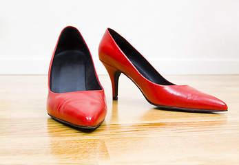 Image showing sexy red shoes