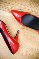 Image showing sexy red shoes