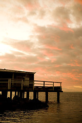 Image showing Beach Sunset