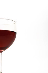 Image showing Glass of red wine 