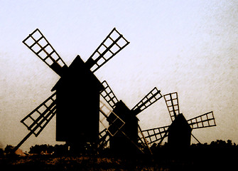 Image showing Windmills