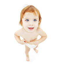 Image showing baby boy in diaper