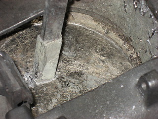 Image showing Melting lead