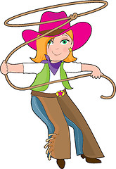 Image showing Cowgirl 