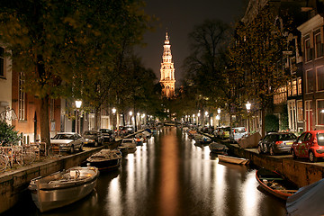 Image showing Night Amsterdam