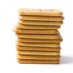 Image showing stack of cookies