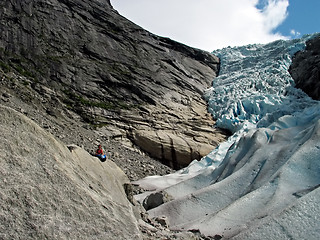 Image showing Majestic glacier