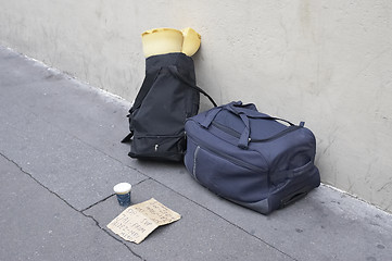 Image showing beggar bags