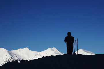 Image showing three colors of winter