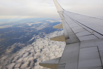 Image showing Above the clouds