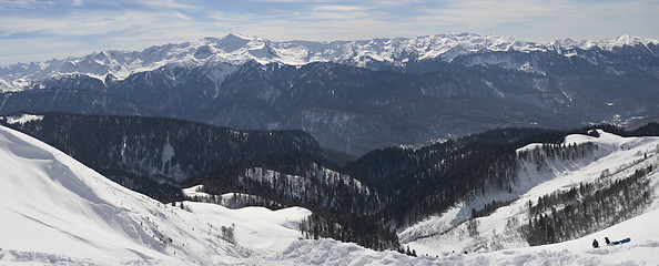 Image showing mountain panorama