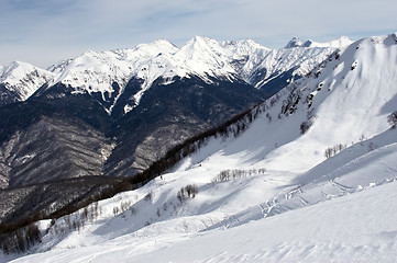 Image showing mountain for winter sports