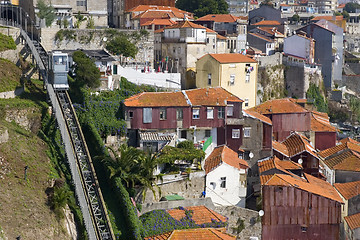 Image showing funicular in Porto, Portugal