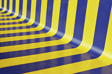 Image showing blue and yellow diagonal