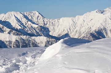 Image showing snow for freeride