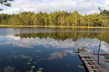 Image showing forest lake