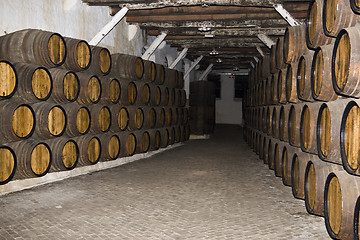 Image showing wine cellar