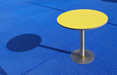 Image showing yellow table