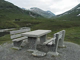 Image showing good place for picnic