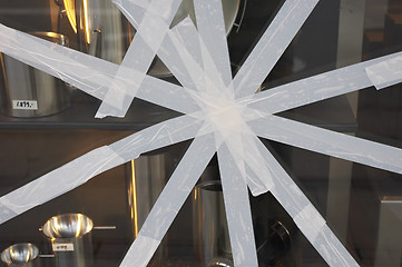 Image showing broken shopwindow