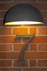 Image showing number seven