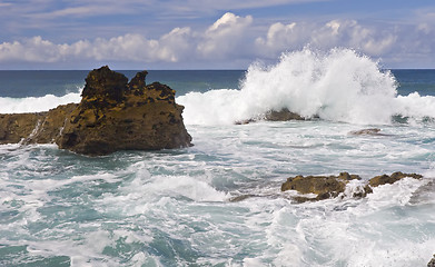 Image showing foamy wave