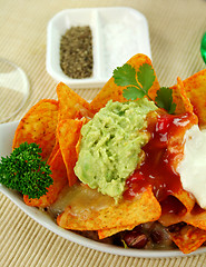 Image showing Vegetarian Nachos