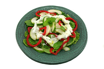 Image showing Cucumber And Mint Salad