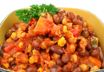 Image showing Vegetable And Lentil Hot Pot