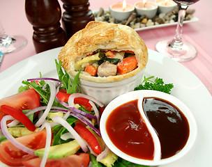 Image showing Chicken And Vegetable Pie