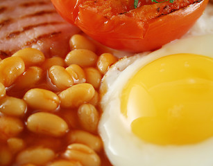 Image showing Egg And Baked Beans