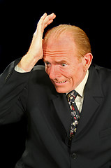 Image showing Exasperated Businessman