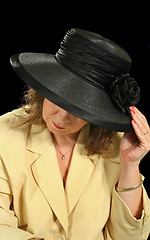 Image showing Black Hat Woman 3