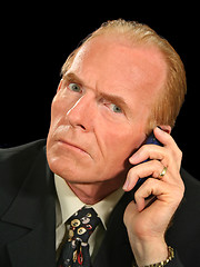 Image showing Staring Businessman