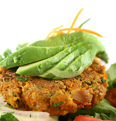 Image showing Tuna Pattie With Avocado