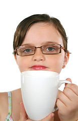 Image showing Child With Coffee Cup