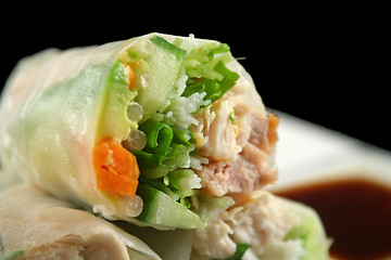 Image showing Vietnamese Rice Paper Roll