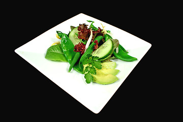 Image showing Snow Pea And Bean Salad