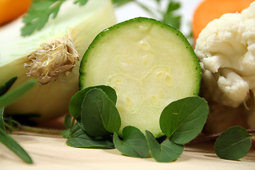 Image showing Zucchini And Oregano
