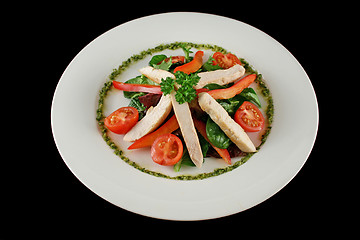 Image showing Chicken Salad Pesto 1