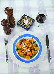 Image showing Pumpkin And Onion Salad