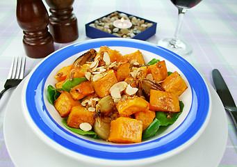 Image showing Pumpkin And Onion Salad