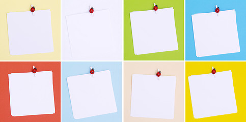 Image showing blank note pads