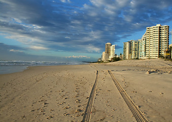 Image showing Surfers Paradise Beach Australia