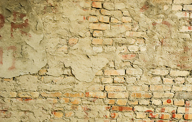 Image showing old brick wall