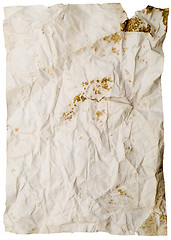 Image showing old wrinkled paper