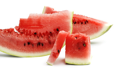 Image showing slices of watermelon