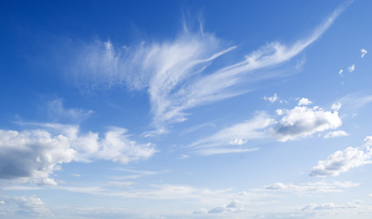 Image showing blue sky and cloud